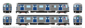 Rapido ~ HO Scale ~ R32 "Brightliner" Subway 2-Car Set ~ New York MTA ~ DC Silent ~ 209006