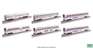 Kato ~ N Scale ~ Superliner I ~ 6 Car Set ~ Amtrak ~ 106-3531