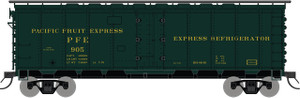 Intermountain ~ HO Scale ~ R-40-23 40’ Steel Ice Reefer ~ Pacific Fruit Express #940 ~ 45512-42