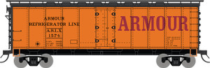 Intermountain ~ HO Scale ~ R-40-23 40’ Steel Ice Reefer ~ Armour Refrigerator Line #681 ~ 45544-02