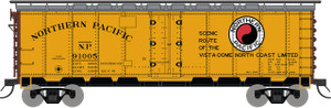 Intermountain ~ N Scale ~ R-40-23 40’ Steel Ice Reefer ~ Northern Pacific #91021 ~ 65502-32