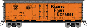 Intermountain ~ N Scale ~ R-40-23 40’ Steel Ice Reefer ~ Pacific Fruit Express #35463 ~ 65537-23