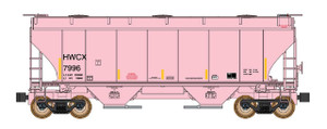 Intermountain ~ N Scale ~ Trinity 3281 2-Bay Covered Hopper ~ Halliburton HWCX #7996 ~ 669015-04