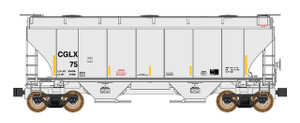 Intermountain ~ N Scale ~ Trinity 3281 2-Bay Covered Hopper ~ CGLX #109 ~ 669016-07