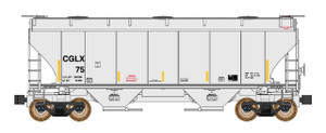 Intermountain ~ N Scale ~ Trinity 3281 2-Bay Covered Hopper ~ CGLX #111 ~ 669016-08