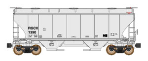 Intermountain ~ N Scale ~ Trinity 3281 2-Bay Covered Hopper ~ Rio Grande Chemicals RGCX #1452 ~ 669020-03