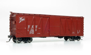 Rapido ~ HO Scale ~ USRA Single-Sheathed Boxcar ~ Delaware & Hudson #17417 ~ 142007-17417