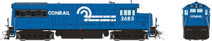 Rapido ~ HO Scale ~ GE U25B Low Hood ~ Conrail #2683 ~ DCC Sound ~ 35540