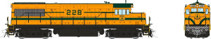 Rapido ~ HO Scale ~ GE U25B Low Hood ~ Maine Central #228 ~ DCC Sound ~ 35549