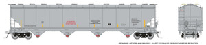 Rapido ~ HO Scale ~ Trinity 6221 Covered Hopper ~ Undecorated ~ 136098