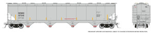 Rapido ~ HO Scale ~ Trinity 6241 Covered Hopper ~ DOWX #67604 ~ 136005-67604