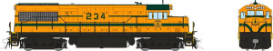 Rapido ~ HO Scale ~ GE U25B Low Hood ~ Maine Central #234 ~ DCC Ready ~ 35050