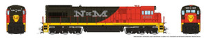 Rapido ~ HO Scale ~ GE U36C ~ Ferrocarriles Nacionales de México N de M #8924 ~ DCC Ready ~ 43110