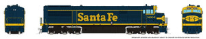 Rapido ~ HO Scale ~ GE U30CG ~ Santa Fe #8004 ~ DCC Ready ~ 55008