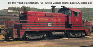 Bowser ~ HO Scale ~ EMD SW1 ~ Lehigh Valley #118 ~ DCC Ready ~ 26164