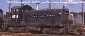 Bowser ~ HO Scale ~ EMD SW1 ~ Penn Central #8519 ~ DCC Sound ~ 26181