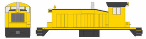 Bowser ~ HO Scale ~ EMD SW1 ~ Generic Black & Yellow ~ DCC Sound ~ 26197