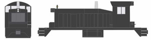 Bowser ~ HO Scale ~ EMD SW1 ~ Generic Black ~ DCC Sound ~ 26199