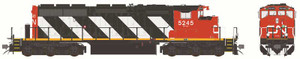 Bowser ~ HO Scale ~ GMD SD40-2W ~ Canadian National #5245 ~ DCC Ready ~ 26208