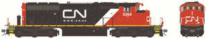 Bowser ~ HO Scale ~ GMD SD40-2W ~ Canadian National #5264 ~ DCC Ready ~ 26228