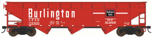 Bowser ~ HO Scale ~ 70 Ton Offset Hopper Car ~ Chicago Burlington & Quincy #172400 ~ 44106