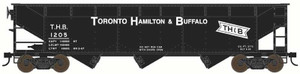 Bowser ~ HO Scale ~ 70 Ton Offset Hopper Car ~ Toronto Hamilton & Buffalo #1213 ~ 44150
