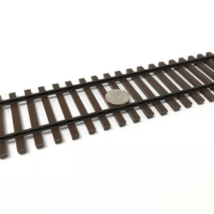 Micro Engineering ~ O Scale ~ Code 125 ~ Weathered 36" Flex-Trak ~ 1 Piece ~ 12-130-1