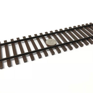 Micro Engineering ~ O Scale ~ Code 125 ~ Weathered 36" Flex-Trak ~ 6 Pieces ~ 12-130-6