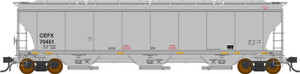 Intermountain ~ HO Scale ~ Trinity 5161 3-Bay Covered Hopper ~ CITI #70466 ~ 472163-06