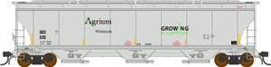 Intermountain ~ N Scale ~ Trinity 5161 3-Bay Covered Hopper ~ Agrium #6766 ~ 67266-06