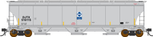 Intermountain ~ N Scale ~ Trinity 5161 3-Bay Covered Hopper ~ David J. Joseph DJTX #516164 ~ 67267-06