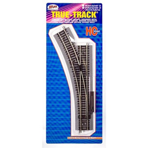Atlas ~ HO Scale ~ True Track ~ Left Hand Manual Snap Switch ~ 478 ~ OPEN BOX