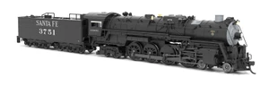 Broadway Limited ~ N Scale ~ 4-8-4 Northern ~ Santa Fe ATSF #3758 ~ DCC Sound ~ 9402