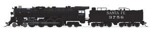 Broadway Limited ~ N Scale ~ 4-8-4 Northern ~ Santa Fe ATSF #3759 ~ DCC Sound ~ 9403