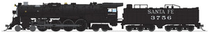 Broadway Limited ~ N Scale ~ 4-8-4 Northern ~ Santa Fe ATSF #3761 ~ DCC Sound ~ 9405