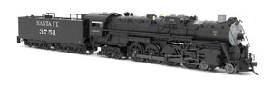 Broadway Limited ~ N Scale ~ 4-8-4 Northern ~ Santa Fe ATSF #3751 ~ DCC Ready ~ 9410