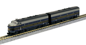 Kato ~ N Scale ~ F7 A-B Set ~ Baltimore & Ohio ~ Both Powered ~ DCC Sound ~ 106-0428-LS