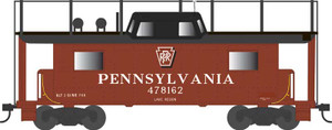 Bowser ~ HO Scale ~ Class N8 Steel Caboose ~ Pennsylvania #478162 ~ 43417