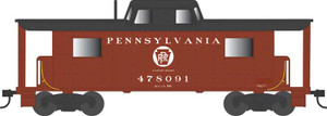 Bowser ~ HO Scale ~ Class N8 Steel Caboose ~ Pennsylvania #478091 ~ 43424