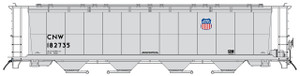 Intermountain ~ HO Scale ~ 59' Cylindrical Covered Hopper ~ Union Pacific CNW #182777 ~ 45142-02