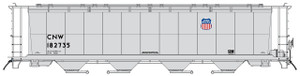 Intermountain ~ HO Scale ~ 59' Cylindrical Covered Hopper ~ Union Pacific CNW #182907 ~ 45142-05