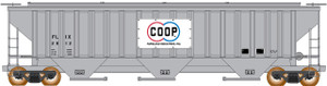 Intermountain ~ N Scale ~ Trinity Rib-Side Hopper ~ Farmland Industries #2823 ~ 672304-03