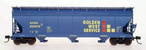 Intermountain ~ N Scale ~ ACF 4650 Covered Hopper ~ Golden West GVSR #525010 ~ 67050-16