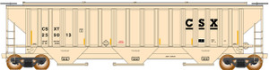 Intermountain ~ N Scale ~ Trinity Rib-Side Hopper ~ CSX #259047 ~ 672301-02