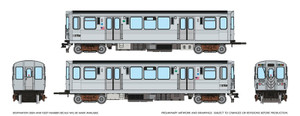 Rapido ~ HO Scale ~ 2600-series L ~ Chicago Transit Authority #2717 + 2718 ~ Unpowered Set ~ 208305