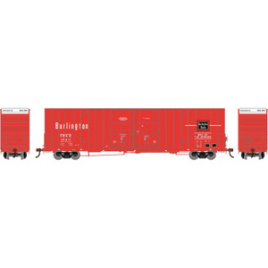 Athearn ~ HO Scale ~ 60' Gunderson High-Cube Double Door Box Car ~ Chicago, Burlington & Quincy CBQ #49917 ~ 3218
