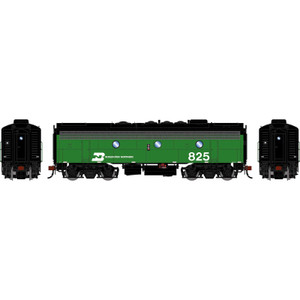 Athearn Genesis ~ HO Scale ~ F9B ~ Burlington Northern #825 ~ DCC Sound ~ 2972