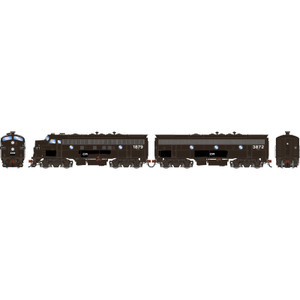 Athearn Genesis ~ HO Scale ~ F7A/F7B set ~ Primed For Grime ~ Conrail #1879/#3872 ~ DCC Sound ~ 2979