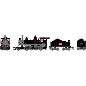 Athearn ~ HO Scale ~ 2-8-0 Steam Locomotive ~ Central of Georgia #225 ~ DCC Ready ~ 3448