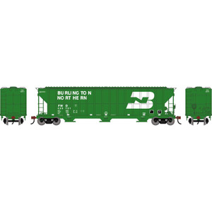 Athearn ~ HO Scale ~ FMC 4700 Covered Hopper ~ Burlington Northern #459701 ~ 3328